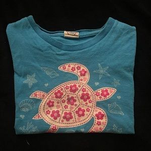 baby blue turtle baby tee